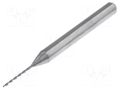 Drill bit; Ø: 0.55mm; L: 38.2mm; PCB; 1/8" (3,175mm) KEMMER PRAEZISION SM32-0.55
