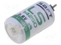 Battery: lithium; 1/2AA,1/2R6; 3.6V; 1200mAh; non-rechargeable SAFT SAFT-LS14250PCB1X1