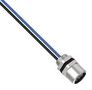 SENSOR CORD, 4P M8 RCPT-FREE END, 1M BR-M8F4R8-1