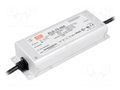 Power supply: switching; LED; 77W; 48VDC; 0.8÷1.6A; 180÷295VAC MEAN WELL ELG-75-48A