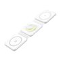 Magnetic wireless charger, Essager, EWXCX3-NMC02, 3w1, 15W (white), Essager EWXCX3-NMC02