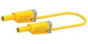 STACK 4MM BANANA PLUG-PLUG, YELLOW, 59MM MP771096