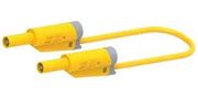 STACK 4MM BANANA PLUG-PLUG, YELLOW, 59MM MP771103