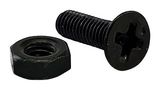 MACHINE SCREW, M3X10MM, STEEL, FLAT HEAD IO-M3X10/M3HN-B-100
