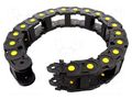 Cable chain; MEDIUM; Bend.rad: 150mm; L: 1000mm; Int.height: 37mm BREVETTI SR660A050150
