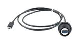 USB CABLE, 3.0 C PLUG-A RCPT, 500MM 32240ZN-050