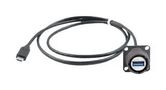 USB CABLE, 3.0 C PLUG-A RCPT, 500MM 31930G-050