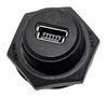 USB CONN, 2.0 MINI TYPE B RCPT, 5P, IP67 NUB-20PMFP-SC7001