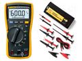 Digital multimeter; LCD; 3,75 digit (6000); True RMS AC FLUKE FLK-115/TLK-225-1