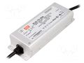 Power supply: switching; LED; 76W; 36VDC; 1.05÷2.1A; 180÷295VAC MEAN WELL ELG-75-36A