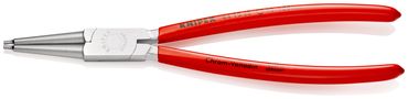 KNIPEX 44 13 J3 Circlip Pliers for internal circlips in bore holes plastic coated chrome-plated 225 mm 44 13 J3 4003773042952