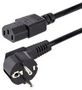 POWER CORD, R/A CEE 7/7 PLUG-IEC C13, 1M 713E-1M-POWER-CORD