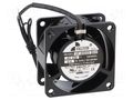 Fan: AC; axial; 230VAC; 60x60x30mm; 13.76m3/h; 27dBA; ball; 2400rpm FULLTECH UF60D23-H