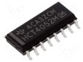 IC: digital; demultiplexer,multiplexer; Ch: 2; SMD; SO16; HCT TEXAS INSTRUMENTS CD74HCT4052M