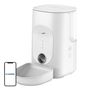 Dogness F16 WiFi 5G 4L smart food dispenser with plastic bowl (white), Dogness F16 Melamine