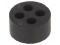 Insert for gland; 4mm; M20; IP68; NBR caoutchouc; Holes no: 4 HELUKABEL HELU-905777