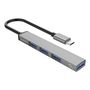 Orico USB to USB 3.0 + 3x USB 2.0 Hub Adapter (gray), Orico AH-13-GY-EP-IP