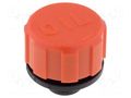 Breather cap; with "tech-foam" air filter of polyurethane ELESA+GANTER SFP.30-16X1.5+F/FO