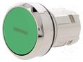 Switch: push-button; 22mm; Stabl.pos: 1; green; none; IP67; flat SIEMENS 3SU1050-0AB40-0AC0