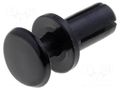 Rivet; polyamide; Panel cutout diam: 4mm; black FIX&FASTEN SRF4-8