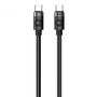 Orico 60W USB-C to USB-C charging cable (black), Orico CDX-60CC-BK-BP-IP