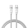 Orico 60W USB-C to USB-C charging cable (white), Orico CDX-60CC-WH-BP-IP