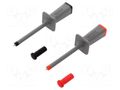 Measuring tip; 6A; red and black; Tip diameter: 4mm BEHA-AMPROBE PSS2