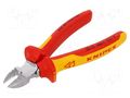 Pliers; cutting,insulated; 160mm; 1.5÷2.5mm2; 13AWG÷15AWG KNIPEX KNP.1426160