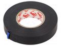 Tape: electrical insulating; W: 15mm; L: 33m; Thk: 0.13mm; black SCAPA SCAPA-2702A-15B