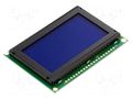 Display: LCD; graphical; 128x64; STN Negative; blue; 75x52.7x8.9mm RAYSTAR OPTRONICS RG12864B-BIW-V