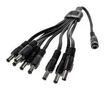BARREL PWR CORD, 8X 2.1MM PLUG-RCPT, BLK MP014090