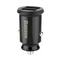 Baseus Grain Car Charger CCALL-ML01 mini charger 2x USB-A 3.1A - black, Baseus 6953156276512 6953156276512
