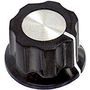 FLUTED KNOB WITH LINE INDICATOR, 6.35MM PKES60B1/4.
