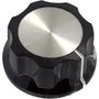 FLUTED KNOB WITH LINE INDICATOR, 6.35MM PKES120B1/4.