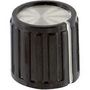 RIBBED KNOB WITH LINE INDICATOR, 3.175MM PKG50B1/8.