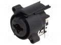 Connector: Jack 6,3mm + XLR; socket; female; angled 90°; THT; 3A NEUTRIK NTR-NCJ6FA-H-0