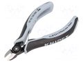 Pliers; side,cutting,precision; ESD; 125mm; with small chamfer KNIPEX KNP.7912125ESD
