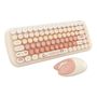 MOFII Candy New 2.4G Wireless Keyboard + Mouse Set (Orange), MOFII Candy New SMK632M3AO