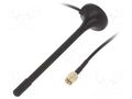 Antenna; RF; 2dBi; linear; magnet; 50Ω; 433.05÷434.79MHz; Ø: 29.4mm SR PASSIVES 433M-ANT016