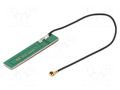 Antenna; GSM; 0dBi; linear; for ribbon cable; 50Ω; 37x7x1mm SR PASSIVES GSM-ANT086
