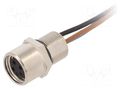 Connector: M8; female; PIN: 3; 60V; IP65,IP67; socket; 4A; 500mm LAPP 22260102