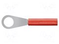 Connector: ring; plug; banana 4mm socket,ring 8,4mm; 60VDC; 32A SCHÜTZINGER LB-4-RKS-NI-RT