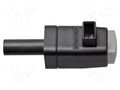 Laboratory clamp; grey; 300VDC; 16A; screw,spring clamp; nickel SCHÜTZINGER SDK799-GR