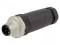 Connector: M12; plug; PIN: 4; male; A code-DeviceNet / CANopen LAPP 22260995