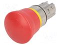Switch: emergency stop; 22mm; Stabl.pos: 2; red; IP67; mushroom SIEMENS 3SU1050-1HB20-0AA0