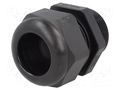 Cable gland; with long thread; M32; 1.5; IP68; polyamide; black HUMMEL HUMMEL-1209320130