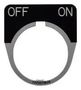 LEGEND PLATE, 3 POS, BLACK 10250TM49