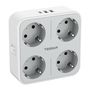 Tessan wall socket TS-302-DE-C, Tessan TS-302-DE-C
