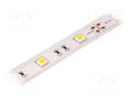 LED tape; white warm; 5050; LED/m: 30; 14.36mm; IP65; 120°; 7.2W/m LUCKYLIGHT LS-5050WW30RN-2