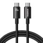 Baseus Cable USB Tungsten Gold USB-C to USB-C 100W 1,5m (black), Baseus P10319800111-00